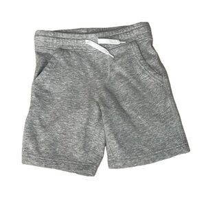 🟢 Old Navy Fleece Jersey Shorts Grey Boy (6/7)